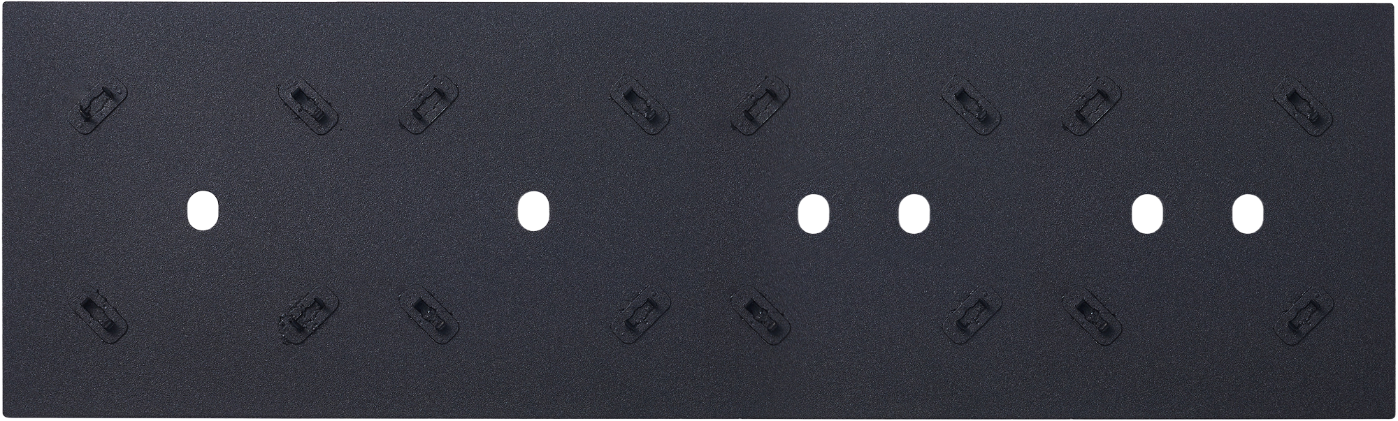 Рамка четырехместная на 1+1+2+2 тумблера, тип C/D, черный, серия N96 Superfine (фото 4)