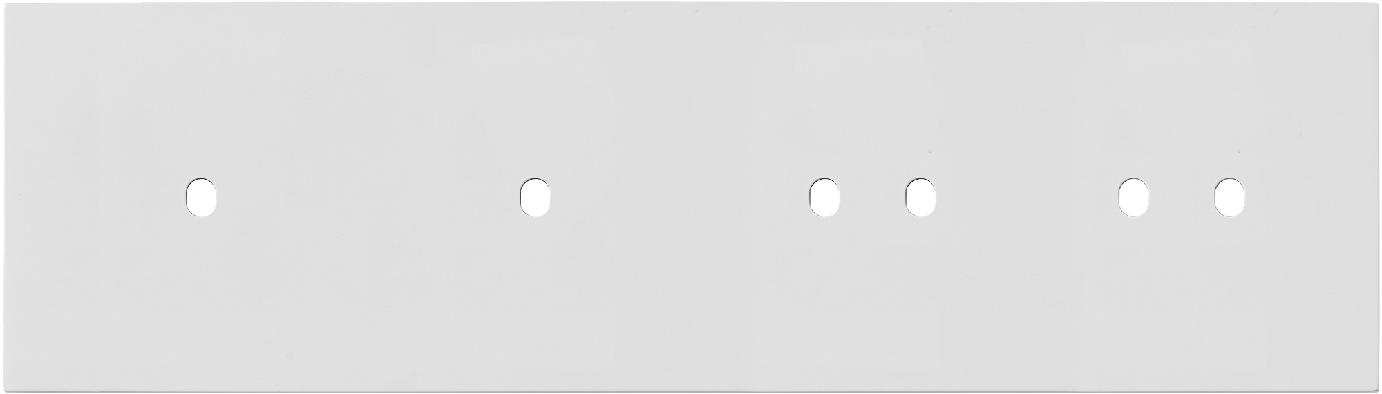 Рамка четырехместная на 1+1+2+2 тумблера, тип C/D, белый, серия N96 Superfine (фото 1)